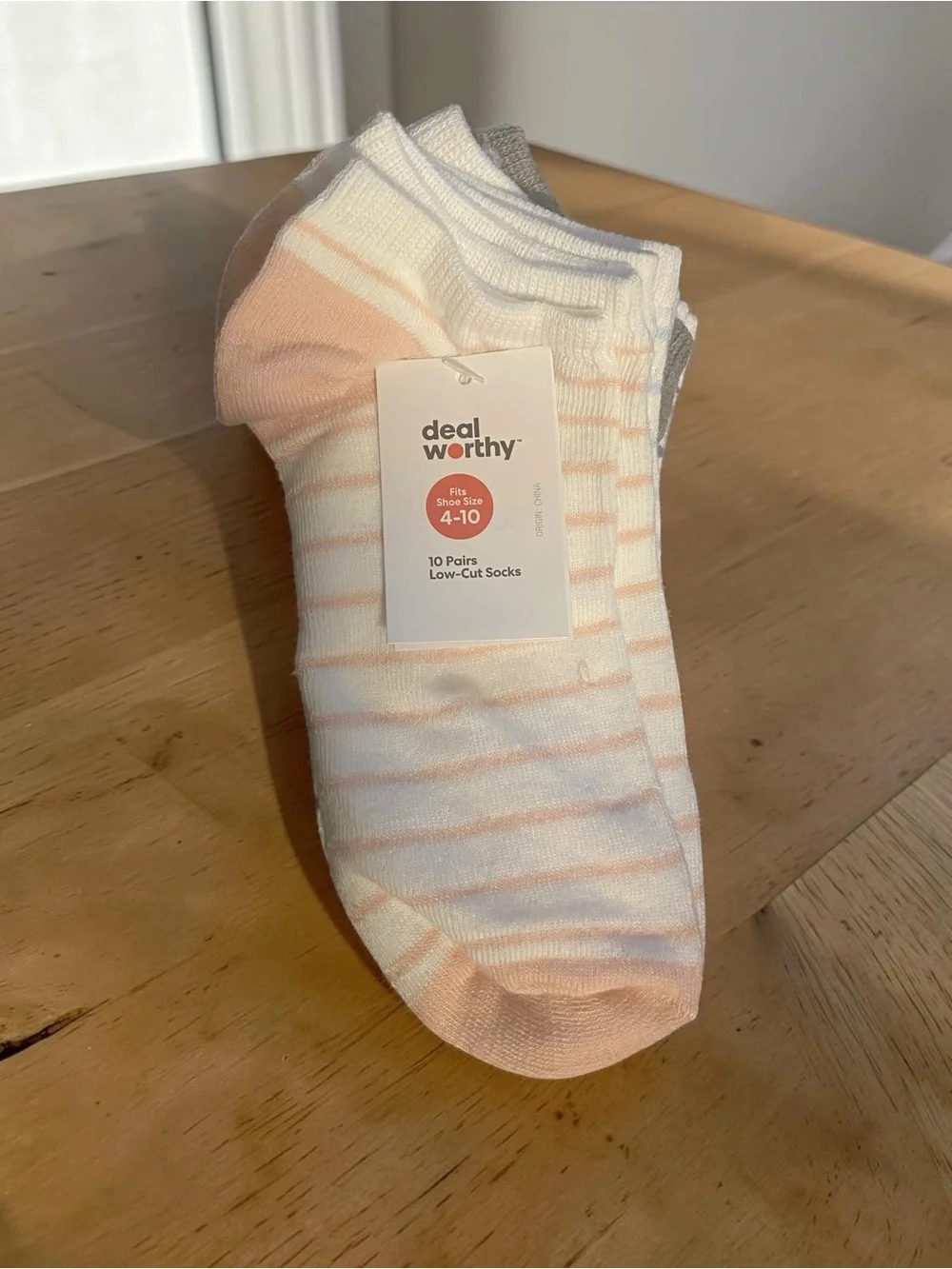Women’s Low-Cut Socks (10 Pairs) Size 4-10